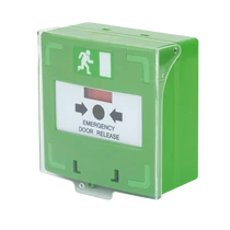 Benyomható műanyag lapú kézi jelzésadó beléptetőkhöz - zöld SCP-100-gn