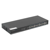 26 portos 10/100/1000Mbps PoE switch SF26P-LM