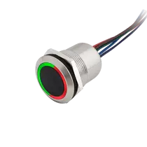 Közelítés érzékeny - LED piros/zöld - NO/NC - Időzítővel (Cseppálló IP65) SI-15