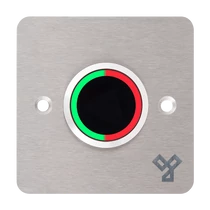 SIA-18+P Közelítés érzékeny LED gyűrűs kapcsoló 86x86mm-es pajzzsal, reflexió védelemmel és 2 kimenettel SIA-18+P