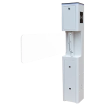 Automata lengőkapu kefe nélküli motorral, nagy igénybevételre fehér porfestett házban, plexikaros TS-SBT2000S-W