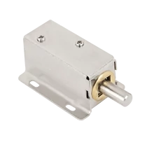 Szekrényzár 12V - csapos - fém házban YE-302B-M