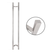 1200mm hosszú négyzet alakú fogantyú pár pár 45°-os lábakkal "V" YH-1200S/45