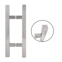 400mm hosszú négyzet alakú fogantyú pár 90°-os lábakkal "H" YH-400S/90