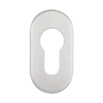 Ovális szálcsiszolt cilinder védő rozetta pár YH-CO