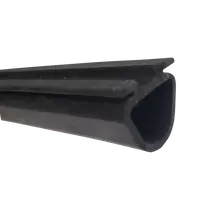 Gumi élvédő sorompó karokhoz - fekete - méterben YK-BAR-GAR2-bk