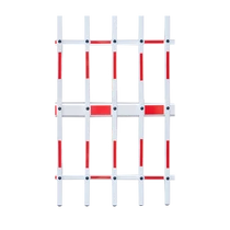4m hosszú alsó felső rácsos sorompó kar - balos YK-BAR5-4M-L
