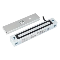 Monoblokkos keskeny síkmágnes - visszajelzéssel - felületre szerelhető - 180 kg - 30 mm széles YMP-180-S