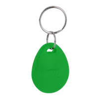 Kulcstartó típusú RFID kártya zöld IDT-2000MF-GN
