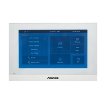Linux alapú IP kaputelefon monitor 7" érintőképernyővel fehér színben C313S-wh