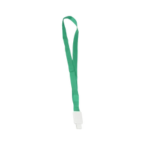 Színes kártya-/pass-tartó nyakbaakasztó szalag - 21 mm széles - zöld CH-2036-gn