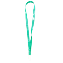 Színes pass-tartó nyakbaakasztó szalag - 16 mm széles - zöld CH-1528-gn