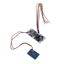 Beépíthető önálló RFID olvasó 13,56MHz MIFARE kártyákhoz mesterkártyával programozható EA-66C(V2)-MF