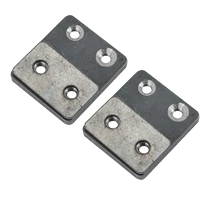 Zárpajzs süllyesztő szett alátéttel 25 mm DORCAS-EZH-25-S