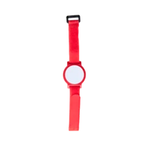 Tépőzáras, karóra típusú RFID EM4100 (125kHz) chippel - piros IDT-4006EM-rd