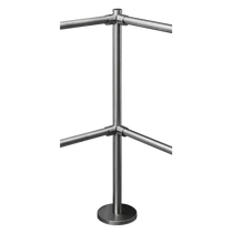 Rozsdamentes 90° sarokoszlop K-SO