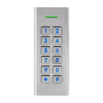 Önálló működésű kódzár vandálbiztos fém házban, vendégkód funkcióval K6-C