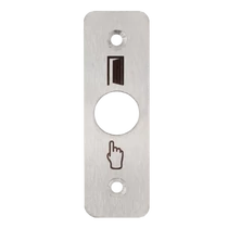 MP-28/19-P Nyomógomb és kapcsoló pajzs piktogrammal 28 mm széles 19 mm-es furattalt MP-28/19-P