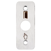 MP-35/19-P Nyomógomb és kapcsoló pajzs piktogrammal 35 mm széles 19 mm-es furattal MP-35/19-P