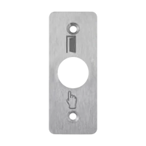 MP-35/22-P Nyomógomb és kapcsoló pajzs piktogrammal 35 mm széles 22 mm-es furattal MP-35/22-P