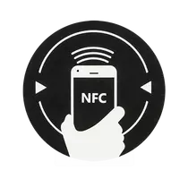 NFC matrica NXP MIFARE NTAG213 újraírható chippel NFC-3013-bk