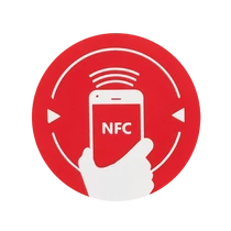 NFC matrica NXP MIFARE NTAG213 újraírható chippel NFC-3013-rd