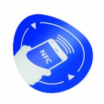 NFC antimetal matrica NXP NTAG213 chippel (13,56MHz) - kék NFC-3016-bl