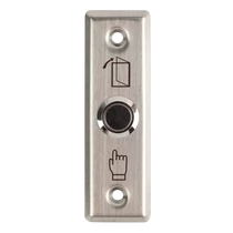 Lapos nyomógomb kis pajzzsal PBK-A-16SL-2