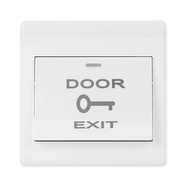 Műanyag mikrokapcsolós nyomógomb 86x86 - NO/NC PM6D