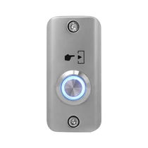 Felületre szerelhető NO LED-es nyomógomb SMB-S001(LED)-bl