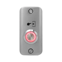 Felületre szerelhető NO LED-es nyomógomb SMB-S001(LED)-rd