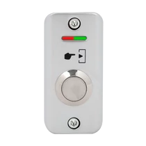 Fémházas mikrokapcsolós nyomógomb LED visszejelzéssel NO SMB-S001L