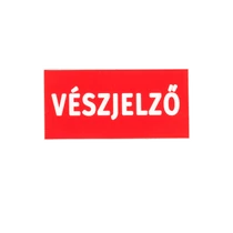 Műanyag tábla kézi jelzésadókhoz TABLA-4