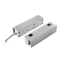 Mini elektromos csapzár mágneses ellendarabbal, üvegajtó konzollal YB-500U(LED)