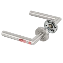 Mozgásérzékelős világító kilincs pár - piros LED YH-D13-rd