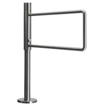 Kétirányú, minden végállásában zárható INOX lengőkapu YK-PB-M-ZL