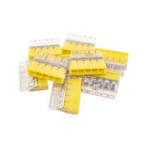 Gyorscsatlakozó 5-es tömör érhez 0,5-2,5 mm2 vezetékhez, 10 darabos csomagban. LA-EU-205(P10)