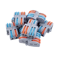 Gyorcsatlakozó 2x2 utas elosztáshoz 0,08 - 2,5 mm² vezetékhez 10 darabos csomag LA-FD-24(P10)