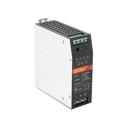 Szünetmentes tápegység 12-14V DC 10A DIN sínes DR12120-01B