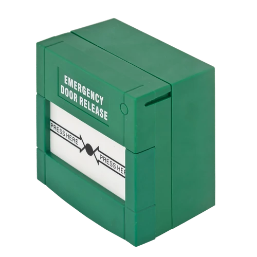 Benyomható műanyag lapú kézi jelzésadó beléptetőkhöz - zöld CPK-861A