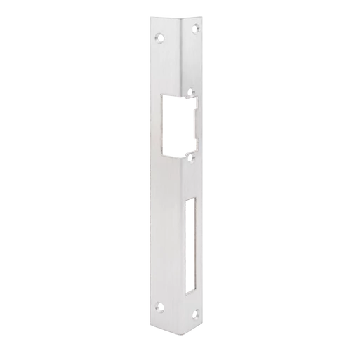 Hosszú zárpajzs DORCAS zárakhoz - fa ajtóra - INOX - jobbos DORCAS-F101(V2)-R-X