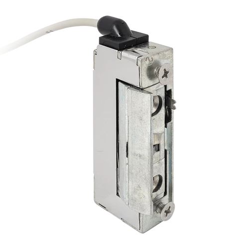 Cseppálló (IP65) szimmetrikus, keskeny, alacsony, pajzs nélküli elektromos zárfogadó 250mm vezetékkel - memóriás - kiiktatható DORCAS-SW99-2-AbDF+25C