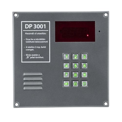 DP3001 kaputelefon központ DP3001