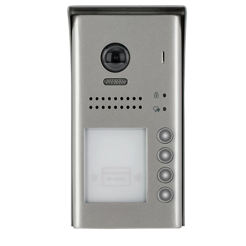 2EASY négy lakásos felületre szerelhető kaputelefon egység - RFID olvasó DT607-ID-S4(V2)