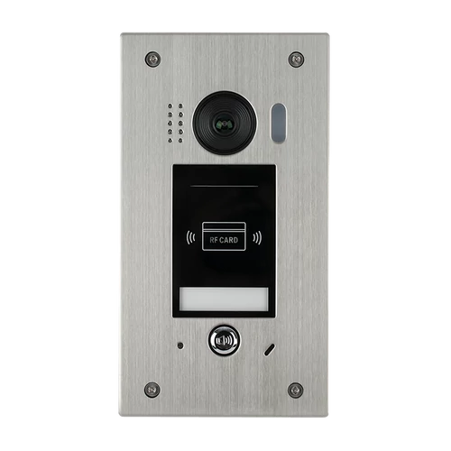 2EASY 1 lakásos RFID süllyeszthető kaputelefon kültéri egység DT611F-ID-FE