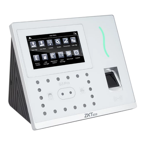 ZKTeco Biometrikus azonosítású munkaidőnyilvántartó és beléptető terminál G3PRO