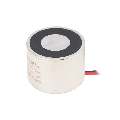 Permanens mágnes - áramszünet esetén zárt - elektromágnessel demagnetizálható - 24V DC - 30 kg KK-P34/25D/24
