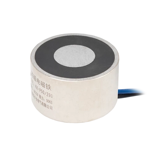 Permanens mágnes - áramszünet esetén zárt - elektromágnessel demagnetizálható - 12V DC - 50 kg KK-P50/29D/12