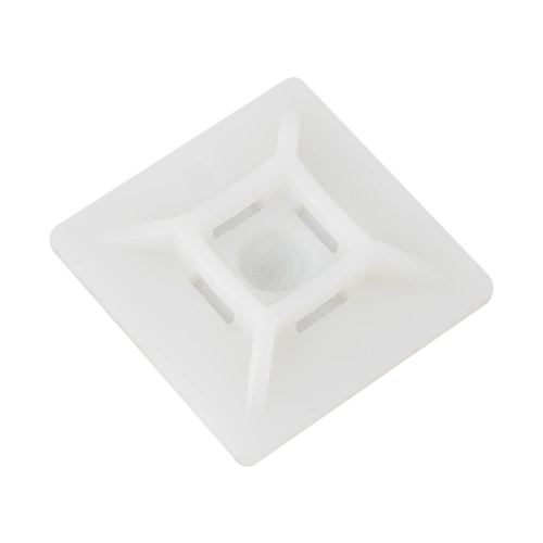 Öntapadós kábelrögzítő tappancs 30x30mm 90°-onként gyorskötöző hellyel (10 db/csomag) LA-TM-30(P10)