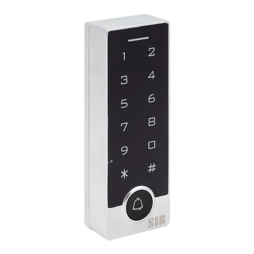 TTlock programozású, Bluetooth vezérlésű, intelligens, 13.56MHz Mifare kártyás olvasó és kódzár TB2MF-W(TT)